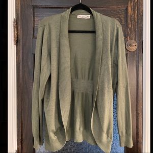 Faded Glory Olive Cardigan
